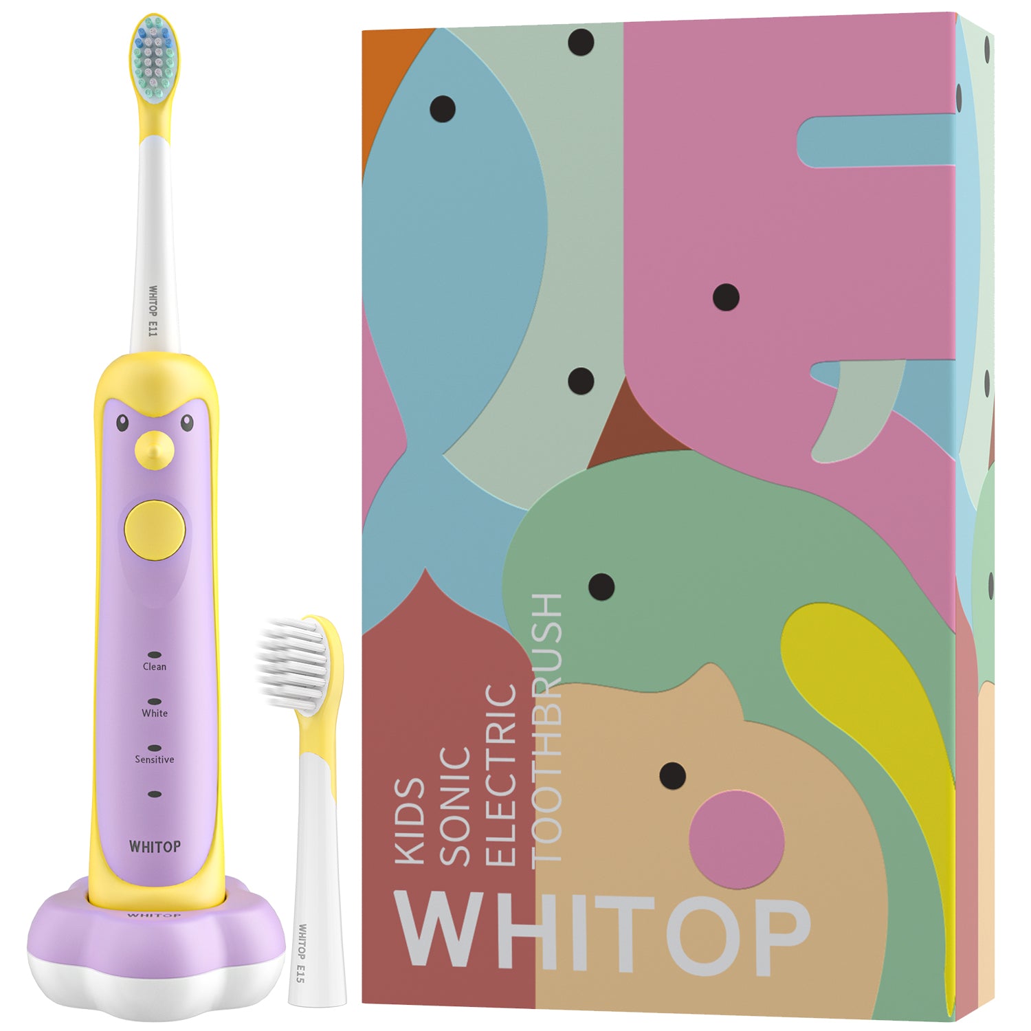 ED02 Kids Electric Toothbrush – WHITOP