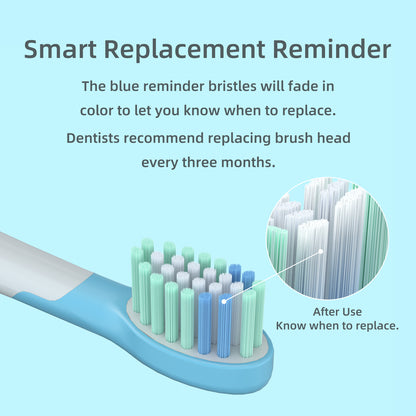 Brush Heads for Kids ED01, ED02, ED03, ED05, ED07. （Please note whether the model name is the same as your old model before placing an order.）